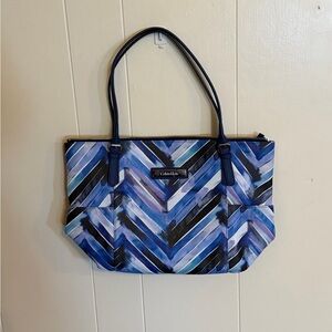 Calvin Klein Multicolor Chevron Tote